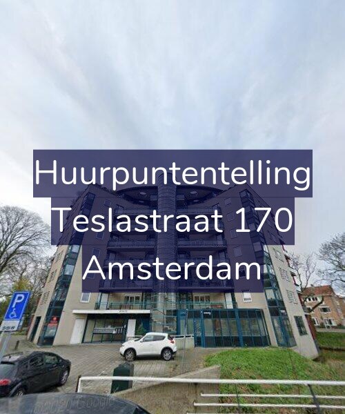Foto gevel Huurpuntentelling voor Teslastraat 170, Amsterdam
