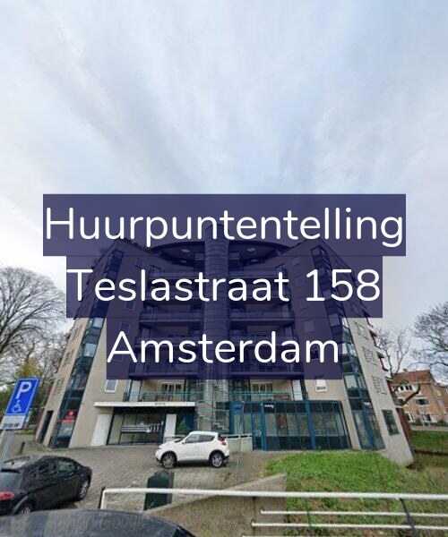 Foto gevel Huurpuntentelling voor Teslastraat 158, Amsterdam