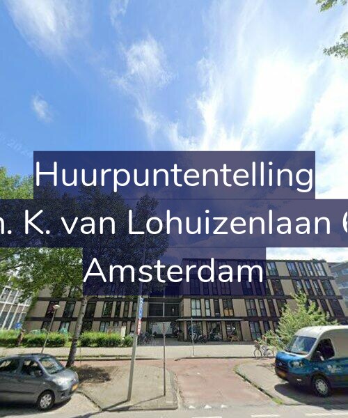 Foto gevel Huurpuntentelling voor Th. K. van Lohuizenlaan 60, Amsterdam
