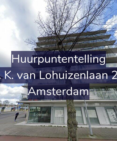 Foto gevel Huurpuntentelling voor Th. K. van Lohuizenlaan 250, Amsterdam