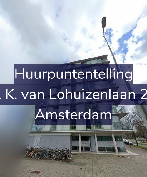 Foto gevel Huurpuntentelling voor Th. K. van Lohuizenlaan 242, Amsterdam
