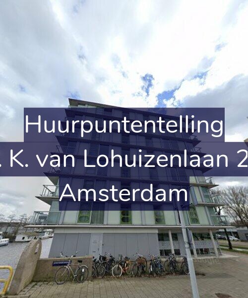 Foto gevel Huurpuntentelling voor Th. K. van Lohuizenlaan 228, Amsterdam