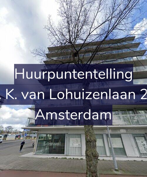 Foto gevel Huurpuntentelling voor Th. K. van Lohuizenlaan 272, Amsterdam