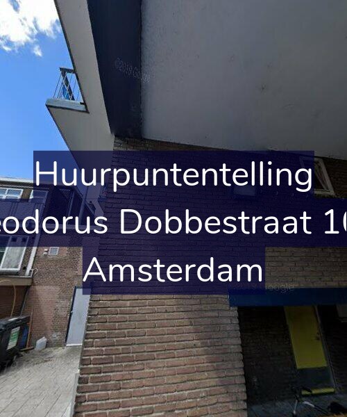 Foto gevel Huurpuntentelling voor Theodorus Dobbestraat 10-H, Amsterdam