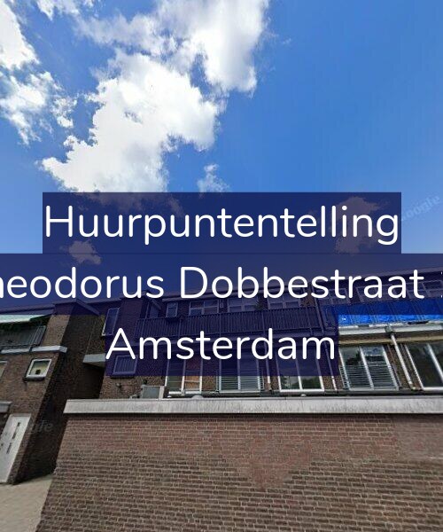 Foto gevel Huurpuntentelling voor Theodorus Dobbestraat 18, Amsterdam