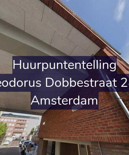 Foto gevel Huurpuntentelling voor Theodorus Dobbestraat 28-2, Amsterdam