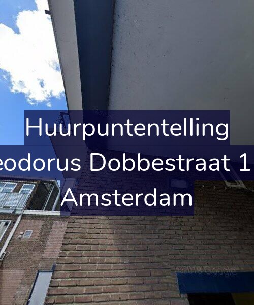 Foto gevel Huurpuntentelling voor Theodorus Dobbestraat 10-2, Amsterdam