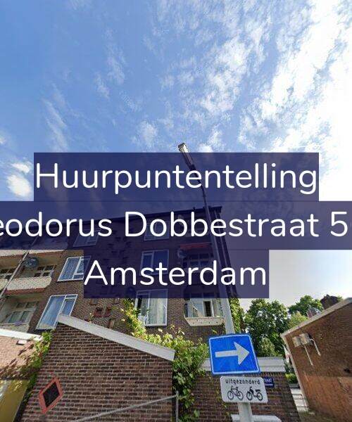 Foto gevel Huurpuntentelling voor Theodorus Dobbestraat 56-2, Amsterdam