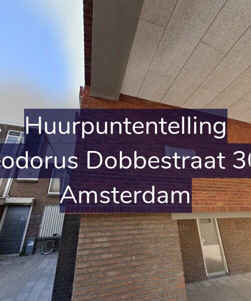 Foto gevel Huurpuntentelling voor Theodorus Dobbestraat 30-H, Amsterdam