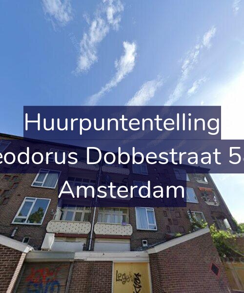Foto gevel Huurpuntentelling voor Theodorus Dobbestraat 58-2, Amsterdam