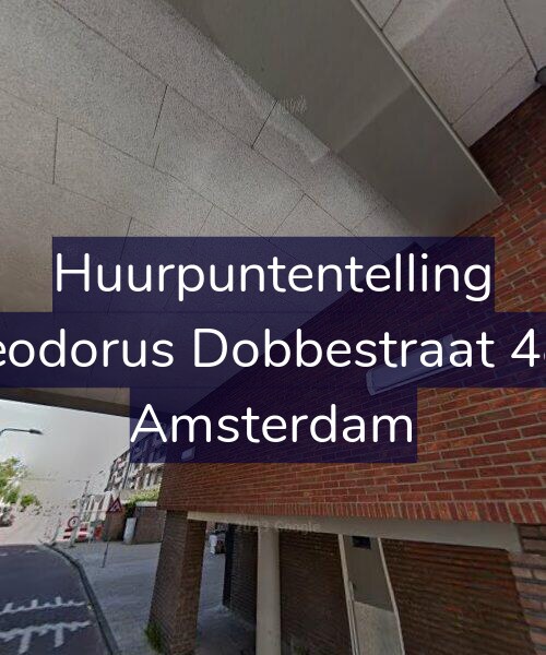 Foto gevel Huurpuntentelling voor Theodorus Dobbestraat 48-1, Amsterdam