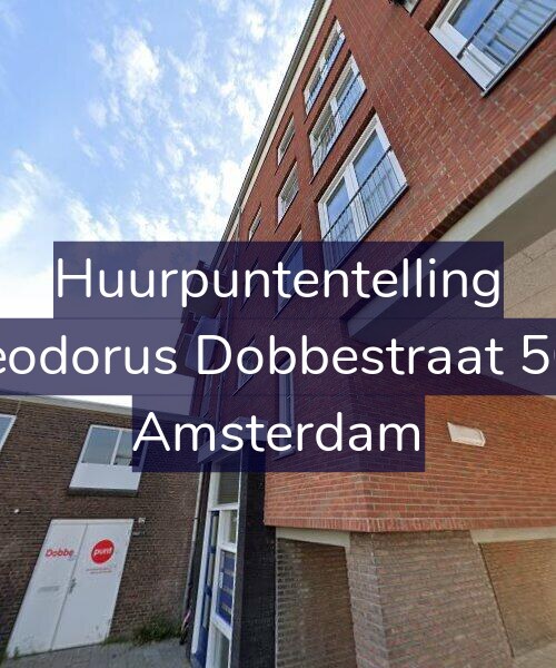 Foto gevel Huurpuntentelling voor Theodorus Dobbestraat 50-1, Amsterdam