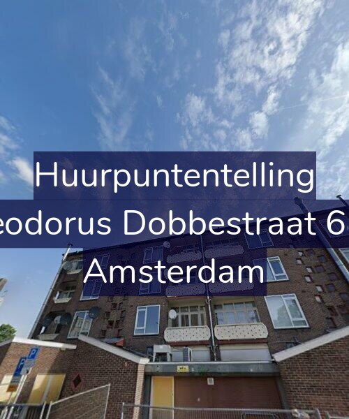 Foto gevel Huurpuntentelling voor Theodorus Dobbestraat 68-2, Amsterdam