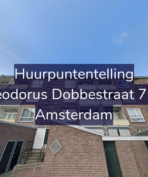 Foto gevel Huurpuntentelling voor Theodorus Dobbestraat 76-1, Amsterdam