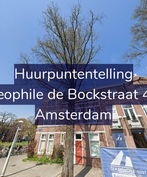 Foto gevel Huurpuntentelling voor Theophile de Bockstraat 4-A, Amsterdam