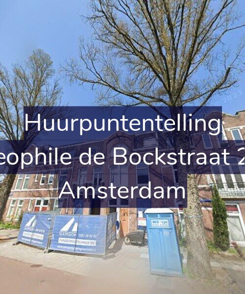 Foto gevel Huurpuntentelling voor Theophile de Bockstraat 2-H, Amsterdam