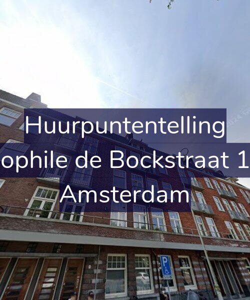 Foto gevel Huurpuntentelling voor Theophile de Bockstraat 15-2, Amsterdam