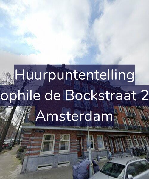 Foto gevel Huurpuntentelling voor Theophile de Bockstraat 25-3, Amsterdam