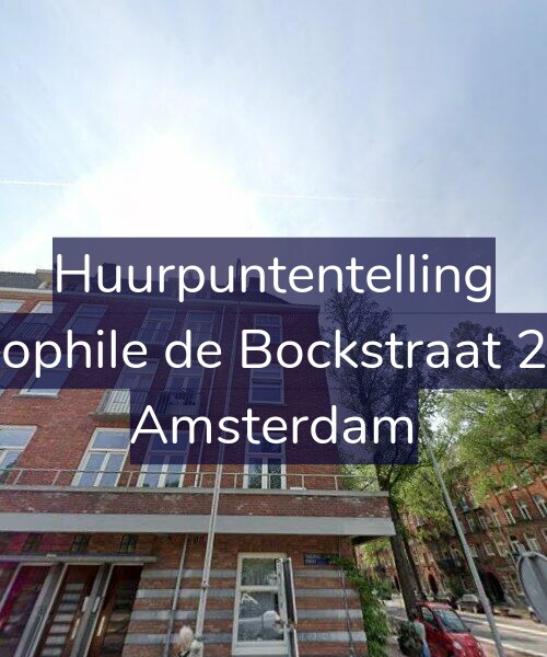 Foto gevel Huurpuntentelling voor Theophile de Bockstraat 23-2, Amsterdam