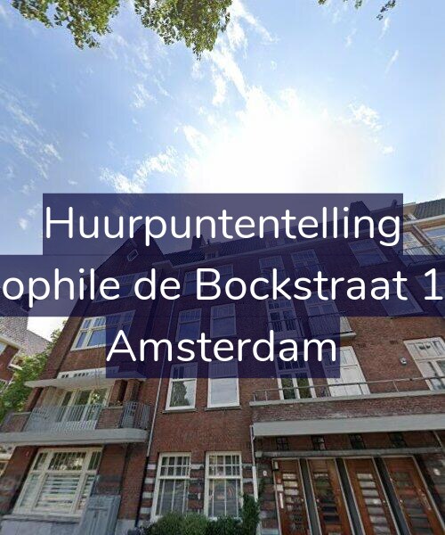 Foto gevel Huurpuntentelling voor Theophile de Bockstraat 13-2, Amsterdam