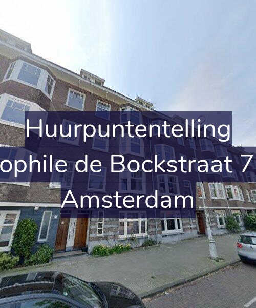 Foto gevel Huurpuntentelling voor Theophile de Bockstraat 77-H, Amsterdam