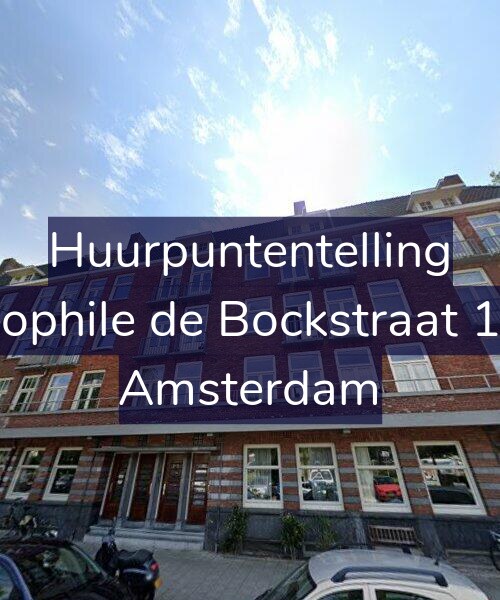 Foto gevel Huurpuntentelling voor Theophile de Bockstraat 19-1, Amsterdam