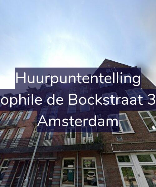 Foto gevel Huurpuntentelling voor Theophile de Bockstraat 33-3, Amsterdam