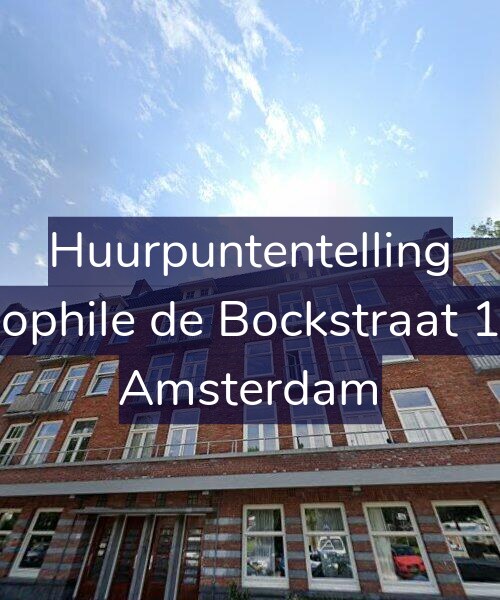 Foto gevel Huurpuntentelling voor Theophile de Bockstraat 19-2, Amsterdam