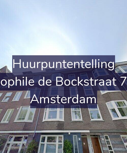 Foto gevel Huurpuntentelling voor Theophile de Bockstraat 75-3, Amsterdam