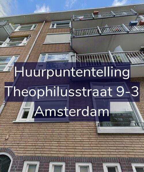 Foto gevel Huurpuntentelling voor Theophilusstraat 9-3, Amsterdam