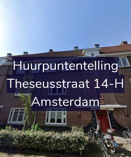 Foto gevel Huurpuntentelling voor Theseusstraat 14-H, Amsterdam