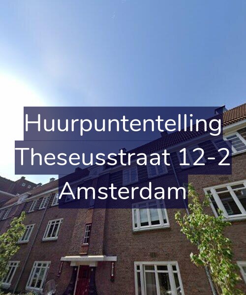 Foto gevel Huurpuntentelling voor Theseusstraat 12-2, Amsterdam