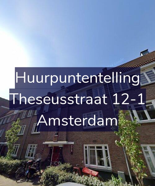 Foto gevel Huurpuntentelling voor Theseusstraat 12-1, Amsterdam