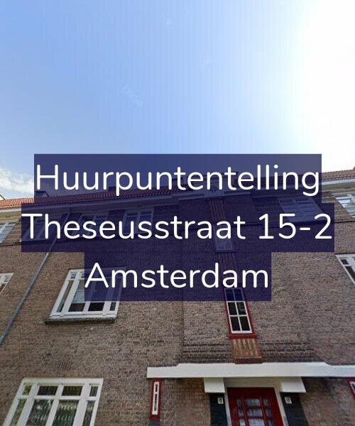 Foto gevel Huurpuntentelling voor Theseusstraat 15-2, Amsterdam