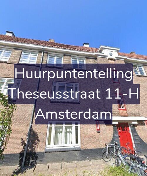 Foto gevel Huurpuntentelling voor Theseusstraat 11-H, Amsterdam