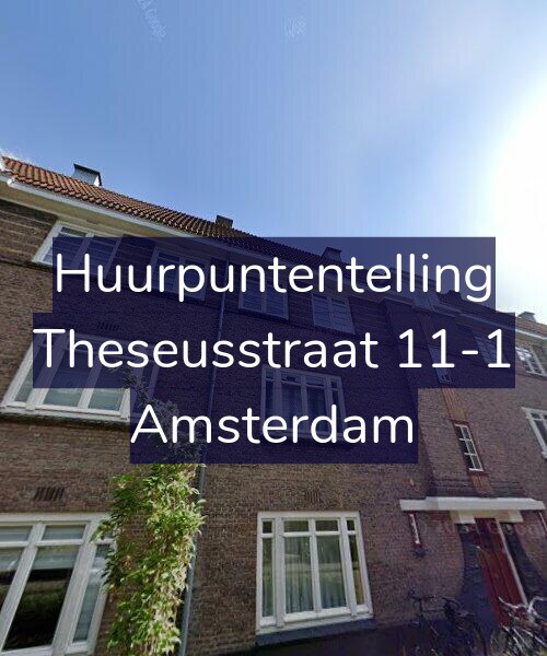 Foto gevel Huurpuntentelling voor Theseusstraat 11-1, Amsterdam