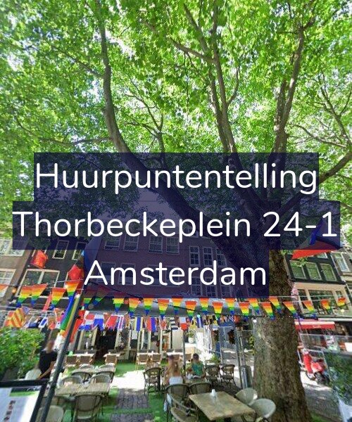 Foto gevel Huurpuntentelling voor Thorbeckeplein 24-1, Amsterdam