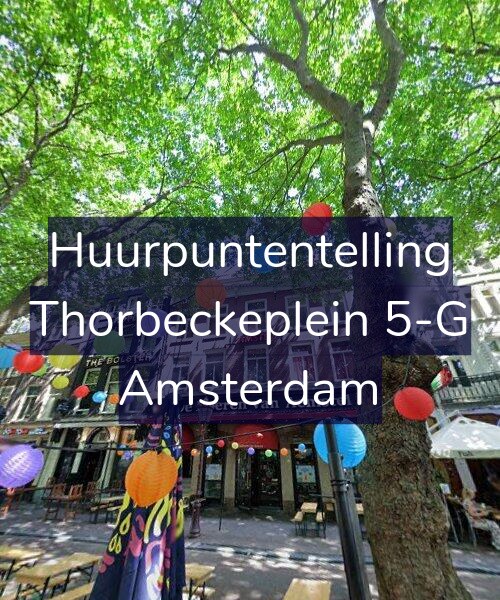 Foto gevel Huurpuntentelling voor Thorbeckeplein 5-G, Amsterdam