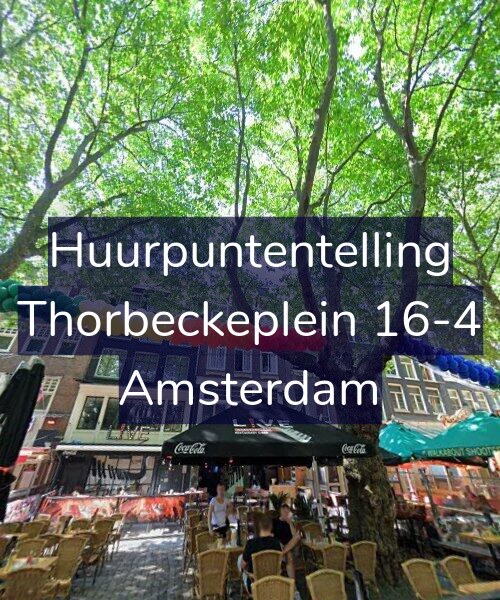 Foto gevel Huurpuntentelling voor Thorbeckeplein 16-4, Amsterdam