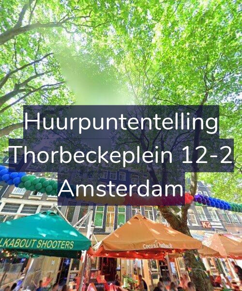 Foto gevel Huurpuntentelling voor Thorbeckeplein 12-2, Amsterdam