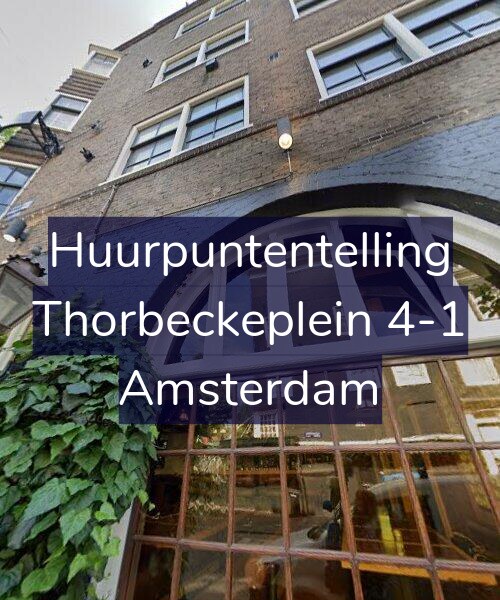 Foto gevel Huurpuntentelling voor Thorbeckeplein 4-1, Amsterdam