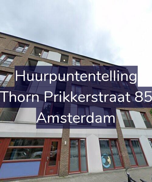 Foto gevel Huurpuntentelling voor Thorn Prikkerstraat 85, Amsterdam