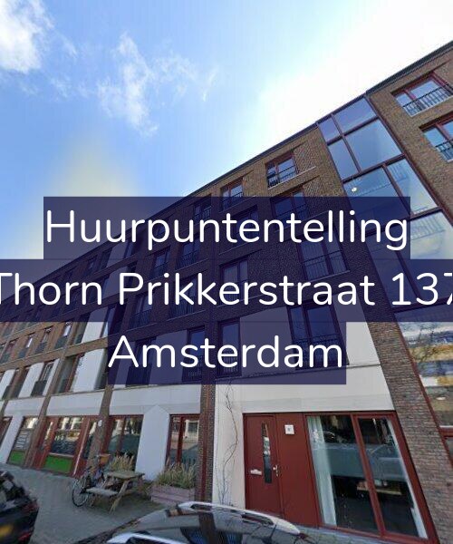 Foto gevel Huurpuntentelling voor Thorn Prikkerstraat 137, Amsterdam