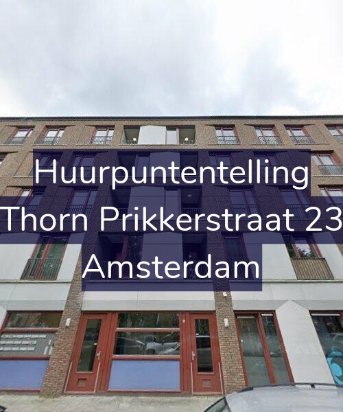 Foto gevel Huurpuntentelling voor Thorn Prikkerstraat 23, Amsterdam