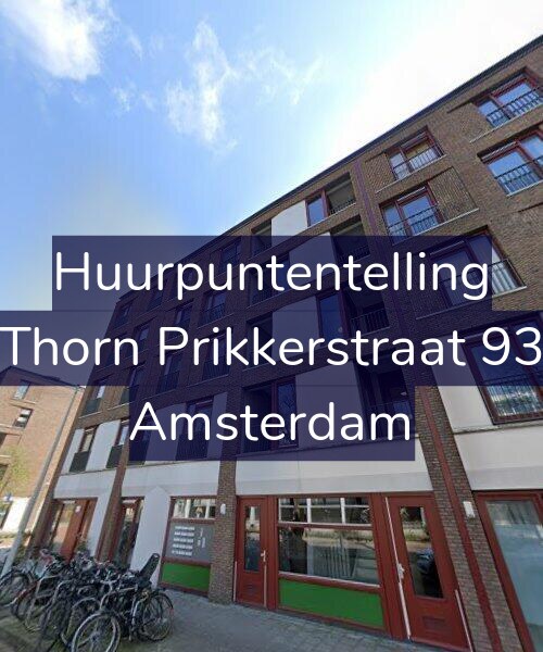 Foto gevel Huurpuntentelling voor Thorn Prikkerstraat 93, Amsterdam