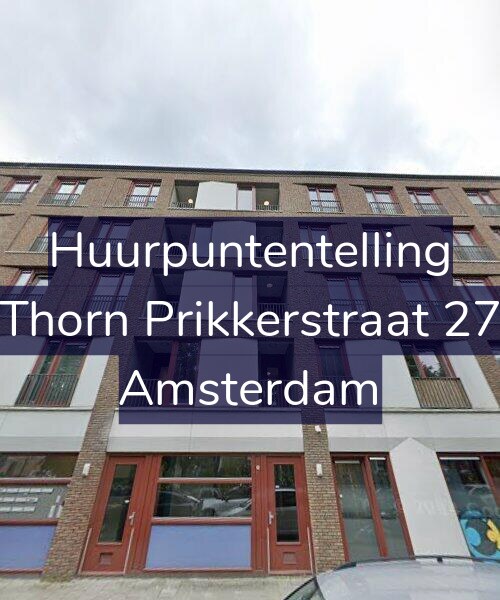 Foto gevel Huurpuntentelling voor Thorn Prikkerstraat 27, Amsterdam