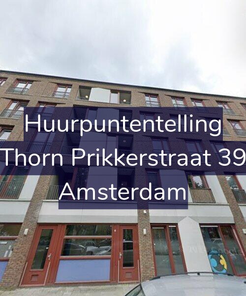 Foto gevel Huurpuntentelling voor Thorn Prikkerstraat 39, Amsterdam