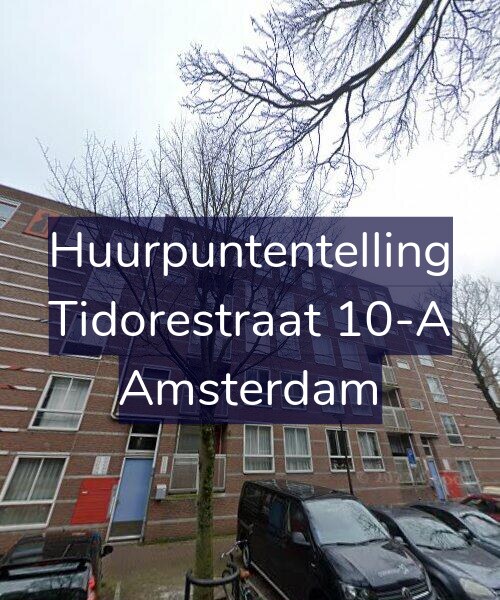 Foto gevel Huurpuntentelling voor Tidorestraat 10-A, Amsterdam