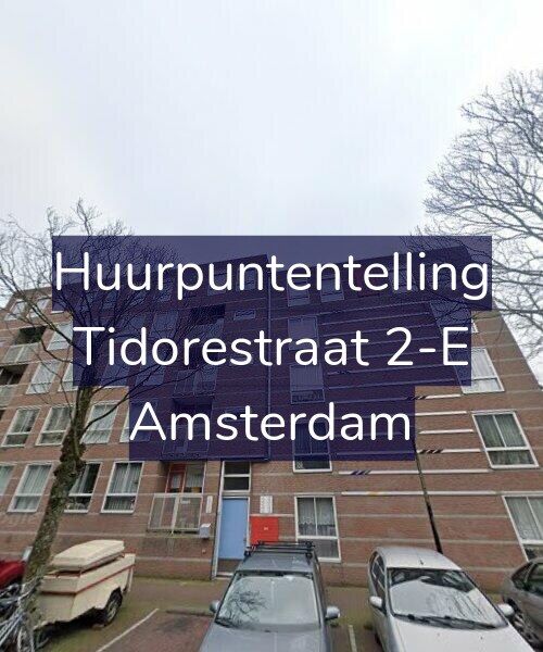 Foto gevel Huurpuntentelling voor Tidorestraat 2-E, Amsterdam
