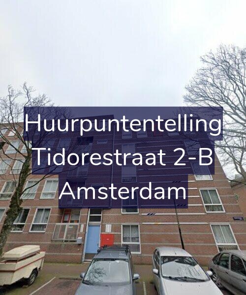 Foto gevel Huurpuntentelling voor Tidorestraat 2-B, Amsterdam